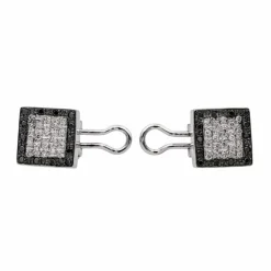 Boucles d'oreilles Or blanc Diamant