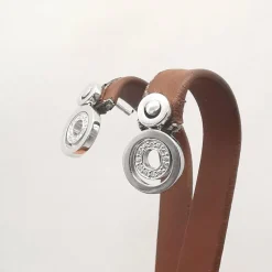 Boucles d'oreilles or blanc & diamants