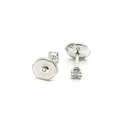 Boucles d’oreilles Or blanc et Diamants
