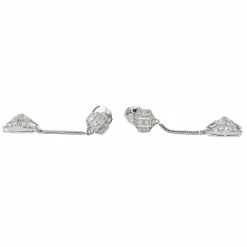 Boucles d'oreilles Or blanc Diamant