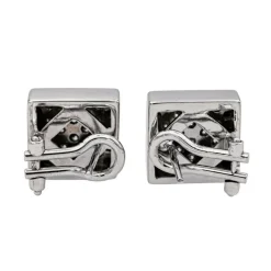 Boucles d'oreilles Or blanc Diamant