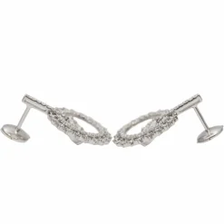 Boucles d'oreilles Or blanc Diamant