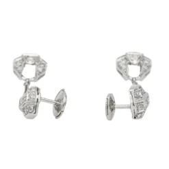Boucles d'oreilles Or blanc Diamant