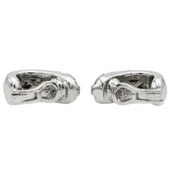 Boucles d'oreilles Or Blanc Diamant