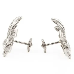 Boucles d'oreilles Or blanc Diamant