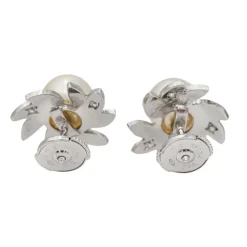 Boucles d'oreilles Or blanc Diamant