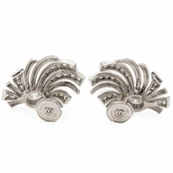 Boucles d'oreilles Or blanc Diamant