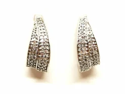 Boucles d'oreilles Or blanc Diamant