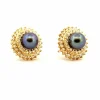 Boucles d’oreilles or, diamants, perles de Tahiti