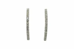Boucles d'oreilles or et diamants 0,39 ct