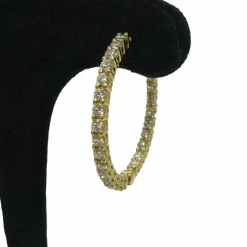 Boucles d'oreilles or et diamants 1,04 ct