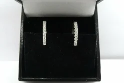 Boucles d'oreilles or et diamants