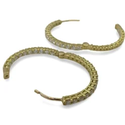 Boucles d'oreilles or et diamants 1,04 ct
