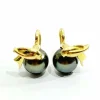 Boucles d'Oreilles Or Et Perles De Tahiti