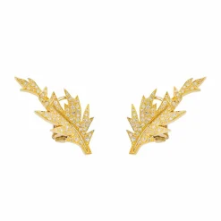 Boucles d'oreilles Or jaune Diamant