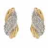 Boucles d'oreilles Or jaune Diamant