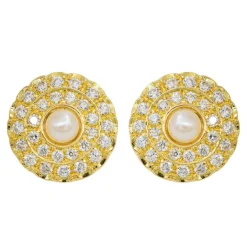 Boucles d'oreilles Or jaune Diamant