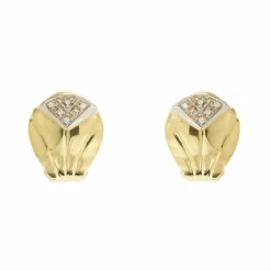Boucles d'oreilles Or jaune Diamant