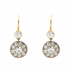 Boucles d'oreilles Or jaune Diamant
