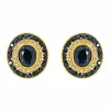 Boucles d'oreilles Or jaune Saphir