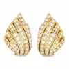 Boucles d'oreilles Or jaune et Diamants