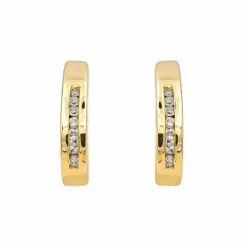 Boucles d'oreilles Or jaune Diamant