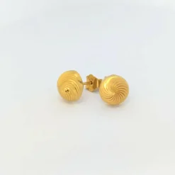 Boucles d'oreilles or jaune