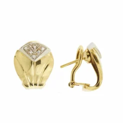 Boucles d'oreilles Or jaune Diamant