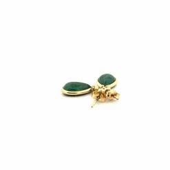 Boucles d'oreilles or jaune 18k