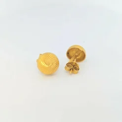 Boucles d'oreilles or jaune