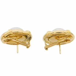 Boucles d'oreilles Or jaune Perle