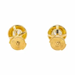 Boucles d'oreilles Or jaune Diamant