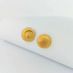 Boucles d'oreilles or jaune