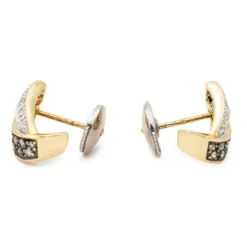 Boucles d'oreilles Or jaune Diamant