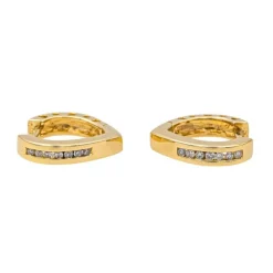 Boucles d'oreilles Or jaune Diamant