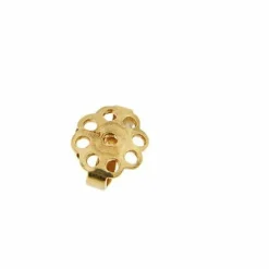 Boucles d'oreilles or jaune diamants