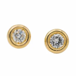 Boucles d'oreilles Or jaune Diamant