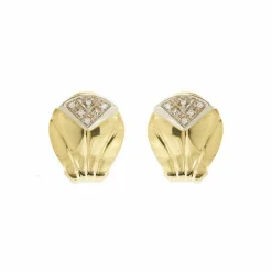 Boucles d'oreilles Or jaune Diamant