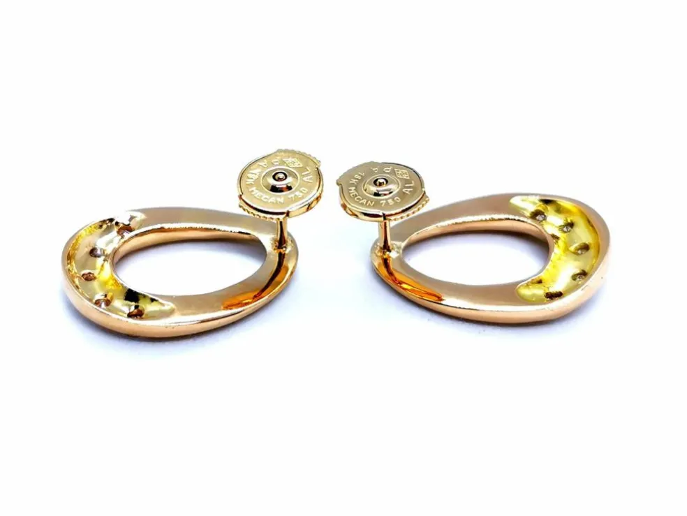 Boucles d'oreilles Or jaune Diamant