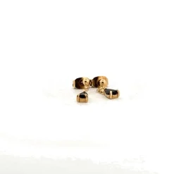 Boucles D'oreilles Or Jaune 18k & Topaze