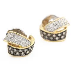 Boucles d'oreilles Or jaune Diamant