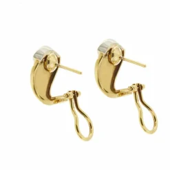 Boucles d'oreilles Or jaune Diamant