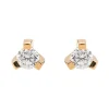 Boucles d'oreilles Or rose Diamant
