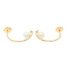 Boucles d'oreilles Or rose Perle