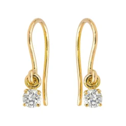 Boucles d'oreilles Or rose Diamant