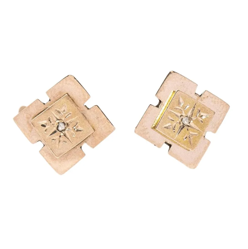 Boucles d'oreilles originales Art Nouveau