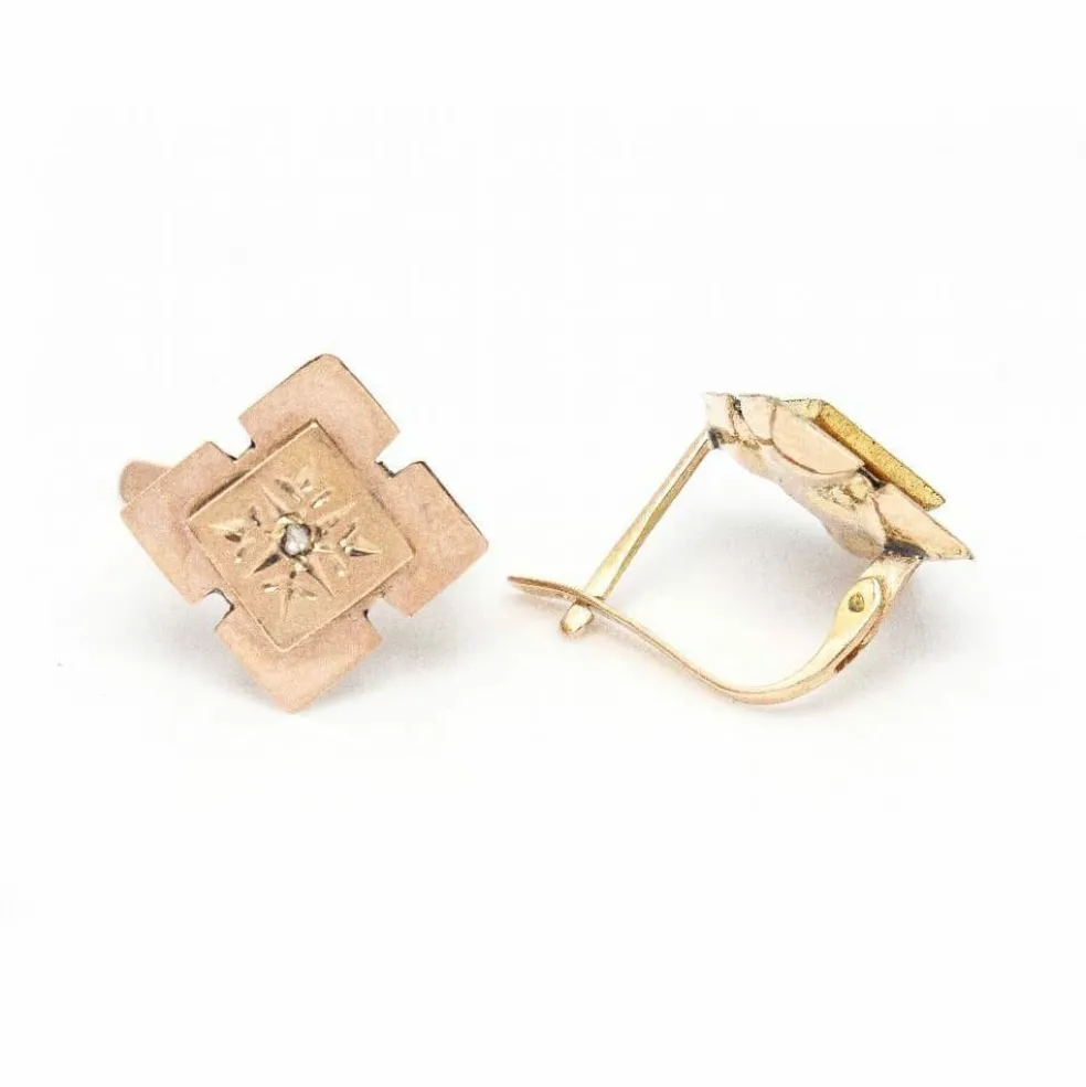 Boucles d'oreilles originales Art Nouveau