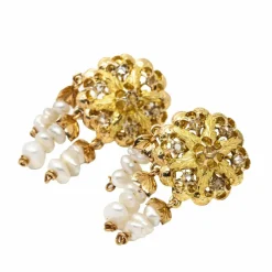Boucles d'oreilles originales KESHI 1900 avec Diamants