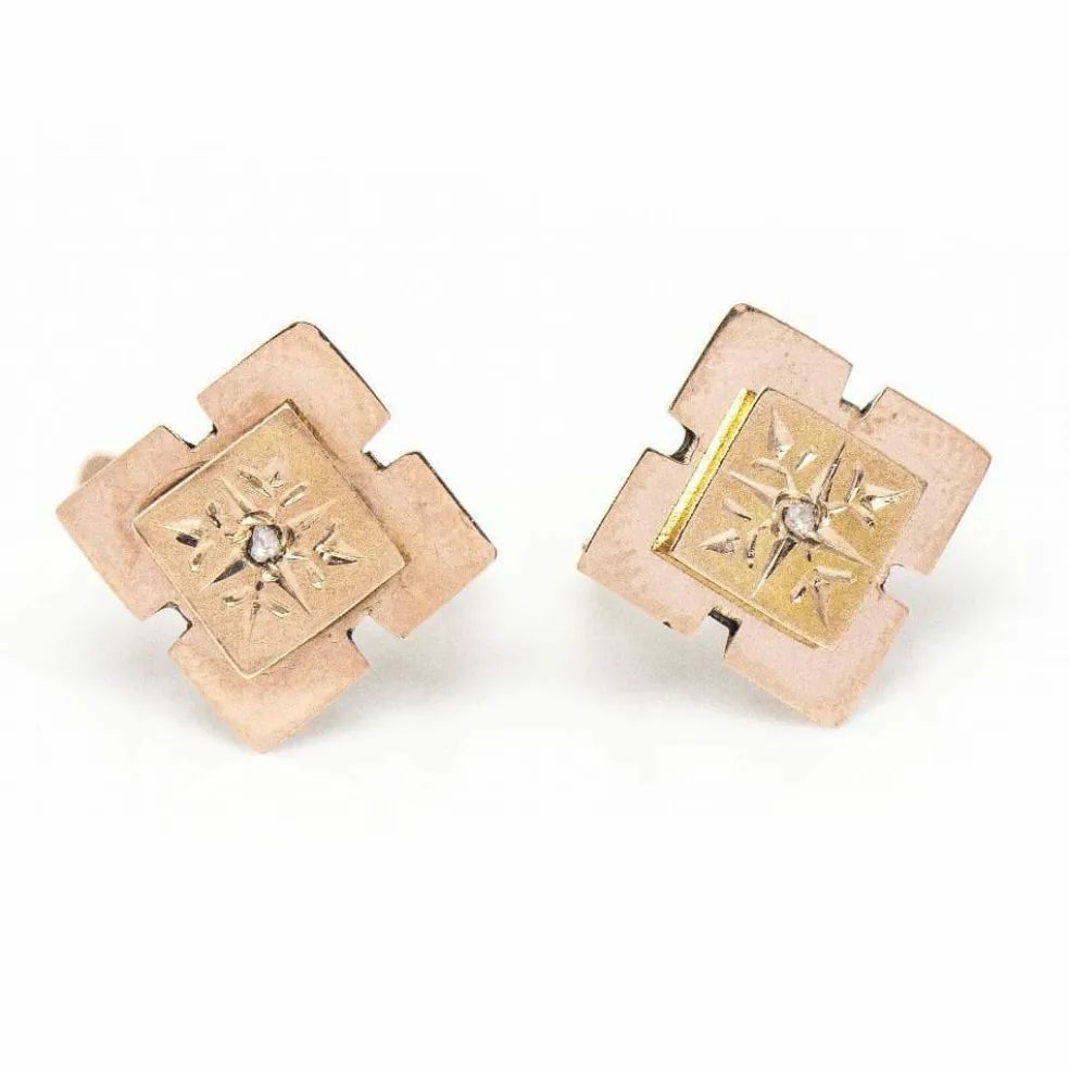 Boucles d'oreilles originales Art Nouveau