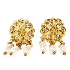 Boucles d'oreilles originales KESHI 1900 avec Diamants